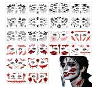 Halloween Stickers for Face 20 Pieces Facial Decoration
