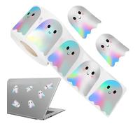 Halloween Stickers - Ghost Decorative Stickers Cute Decor - Decals Home Decor Party Favors for Card Wall Door Bottle Bags Window Crafts Classroom Prizes Kids Adults