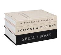 Halloween Storage Books 3pk - Add Some Spooky Style to Your Bookshelf - Designed to Look Like Authentic Hardcover Books With Detailed Spooky Titles