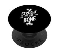 Halloween Straight To The Bone Skeleton Arrow PopSockets Adhesive PopGrip
