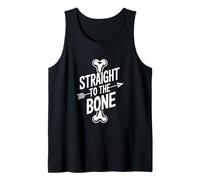 Halloween Straight to The Bone Skeleton Arrow Tank Top