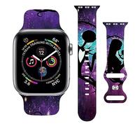 Halloween Strap Compatible with Apple Watch Band 38mm 40mm 41mm 42mm 44mm 45mm 46mm 49mm,Adjustable Replaceable Soft Silicone Cartoon Sport Wristbands for iWatch Ultra Series 10 9 8 7 6 5 4 3 2 1 SE