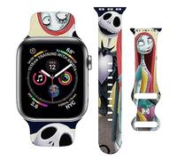Halloween Strap Compatible with Apple Watch Band 38mm 40mm 41mm 42mm 44mm 45mm 46mm 49mm,Adjustable Replaceable Soft Silicone Cartoon Sport Wristbands for iWatch Ultra Series 10 9 8 7 6 5 4 3 2 1 SE