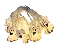 Halloween String Lights 3 Metres 20 Pieces for Home Garden Decoration, Halloween LED Fairy Light with 2 Modes for Party Decor (Ghosts, 3m)