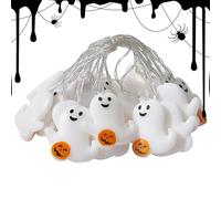 Halloween String Lights - 6.6 Feet Battery Powered, 10 LED Bulbs Colorful Multifunctional Ambient Lightrs for Halloweens Parties, Home, Outdoor, Indoor, Garden | Strings Lightes for Holiday Decoratio