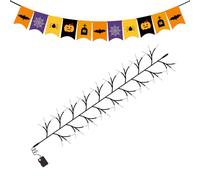 Halloween String Lights | Holiday Decoration Vine Lights | Decorative Realistic Vine Lighting Device for Porch Tree Patio Living Room Garden Homeowners Event Venue Decorators