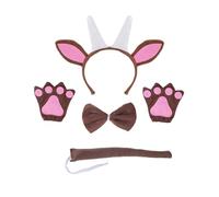 Halloween Students Woman Goat Hairband With Tail/Bowtie/Skirt Set Teenagers Taking Photo Headbands Carnivals Costume Ladies Girl Bowknot Bow Tie Student Bowknot Adjustable Neck Bow Ties For Women Girl