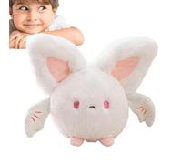 Halloween Stuffed Animal - Soft Bat Plush with Rabbit Ears, 10-Inch Sweet Gothic Bat Toy for Kids, Reversible Wing Fantasy for Birthday, Halloween & Easter