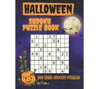 Halloween Sudoku Puzzle Book: 200 Hard Sudoku Puzzles