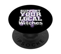 Halloween Support Your Local Witches Magical Community PopSockets Adhesive PopGrip