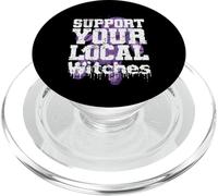 Halloween Support Your Local Witches Magical Community PopSockets PopGrip for MagSafe