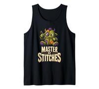 Halloween Surgeon Master of Stitches Spooky Skeleton Tank Top