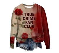 Halloween Sweatshirt Womens Uk Women's Sportswear Crew Neck Long Sleeve Tunic Tops Casual Plain Lightweight Classic Fit Ladies Jumpers Plus Size Swearshirt Without Hood Pullover Top Ghost Women
