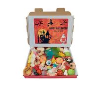 Halloween Sweet Box, Trick or Treat, Halloween Pick N Mix, Wrapped Sweets, Sweet box for Party Bags Assortment Retro Sweets 400g