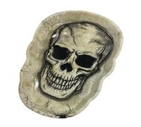 Halloween Sweet Tray Candy Bowl Basket Holder Trick Or Treat Party Decoration Accessory Skull Head Skeleton Design