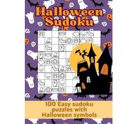 Halloween Symbol Sudoku Book for All Ages: 100 Easy Puzzles with Spooky Halloween Icons like Ghosts, Pumpkins & Bats (Symbols Sudokus)