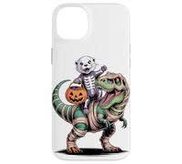 Halloween T-Rex Dinosaur Sea Otter Mummy Tyrannosaurus Rex Case for iPhone 14 Plus