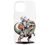 Halloween T-Rex Dinosaur Sea Otter Mummy Tyrannosaurus Rex Case for iPhone 15