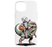 Halloween T-Rex Dinosaur Sea Otter Mummy Tyrannosaurus Rex Case for iPhone 15 Plus