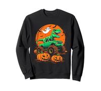 Halloween T-Rex Monster Truck Sweatshirt