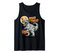 Halloween T-Rex Roar Or Treat Tank Top