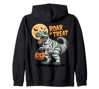 Halloween T-Rex Roar Or Treat Zip Hoodie