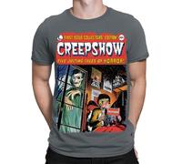Halloween T-Shirt Creepshow Spooky Horror Scary Creepy Mens T Shirts Top #HD2 Charcoal 3XL