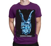 Halloween T-Shirt Donnie Darko Movie Poster Spooky Creepy Mens T Shirts Top #HD Purple M