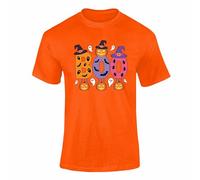 Halloween T shirt Halloween Day Shirt Clothes Kids Party Costume Children Boo-Dozer Ghost Tractor Farm Ghost Monster Truck Pumpkin Crusher Orange 9-11 Years Style 1