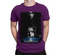 Halloween T-Shirt Hereditary Movie Poster Creepy Scary Spooky Mens T Shirts #HD1 Purple L