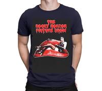 Halloween T-Shirt Rocky Horror Picture Show Movie Poster Mens T Shirts Top #HD5 Navy L