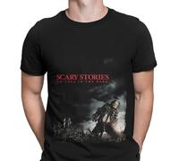 Halloween T-Shirt Scary Stories to Tell in Dark Movie Poster Mens T Shirts #HD1 Black S