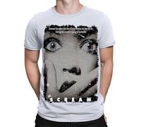 Halloween T-Shirt Scream Movie Poster Horror Scary Spooky Mens T Shirts Top #HD White 3XL