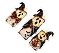 Halloween Table Accent for Desks Wooden Farmhouse Decor, Yl