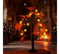 Halloween Table Decorations Black Halloween Tree Lights Battery Operated