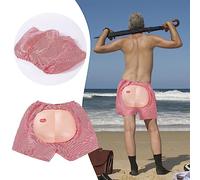 Halloween Table Decorations Unisex Halloween Masquerade Spoof Funny Exposed Shorts Helloween Costume Party Decorations (One Size)