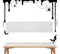 Halloween Table Runner for Tables Festive Table Decoration for Kitchen and Dining Room - Festive Gothic Decorative Tablecloth for Indoor Celebrations Food Party Buffet Entrance Kitchen Counter Festive