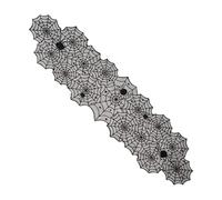 Halloween Table Runner,Lace Black Spiderweb Spooky Table Runner - Placemat Centerpieces for Haunted House Horror Movie Nights Trick-or-treat Buffet