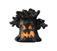 Halloween Tabletop Glowing Tree Ornament in Resin, Warm LED, A