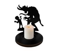 Halloween Tea Candle Holder Spooky Black Silhouette Party Decorations