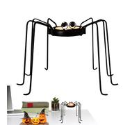 Halloween Tea Light Candle Holder, Black Spider Candle Holder, Desk Decoration, Halloween Decoration, Home Accessories for Desk, Living Room, Party