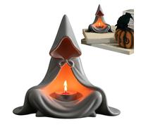 Halloween Tea Light Holders - Home Decoration Candle Holder - Spooky Ghost Witch Shape Candlestick for Homeowners Apartment Dwellers Dining Room Study School