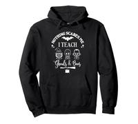 Halloween Teacher Cute Nothing Scares Me I Teach Funny Gift Pullover Hoodie