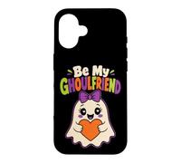 Halloween Teens Be My Ghoulfriend Cute Ghost Spooky Case for iPhone 16