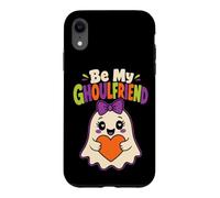 Halloween Teens Be My Ghoulfriend Cute Ghost Spooky Case for iPhone XR