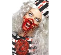 Smiffys Make-Up FX, Zombie Liquid Latex Kit, Assor with 4 Colours & 4 Sponge, 4 x 29.57ml/1 US fl.oz, Cosmetics and Disguises Fancy Dress, Zombie Dress Up Cosmetics & Disguises.