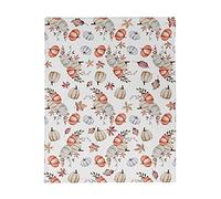 Halloween The Big One Family Blanket Bed Decorative Blanket Leaf Throw Pumpkin Fall Sofa Maple Thanksgiving Printed Travel Halloween Couch Flannel Lap Home Textiles Softies Blankets (F, One Size)
