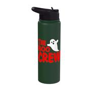 Halloween The Boo Crew - Cute Ghost - Spooky Family Matching Stainless Steel Insulated Water Bottle