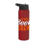 Halloween The Boo Crew - Cute Ghost - Spooky Family Matching Stainless Steel Insulated Water Bottle