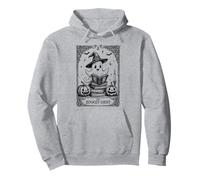 Halloween The Booked Ghost Tarot Cute Book Lover Pullover Hoodie